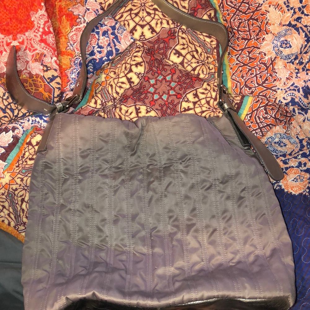 Calvin Klein Silver/Grey Oversized Bag